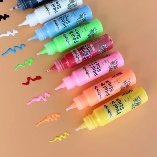 HEY DOODLE | PEEL & STICK SOLID PAINT - EASY PEEL & STICKABLE COLOURS by HEYDOODLE - The Playful Collective