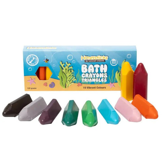 HONEYSTICKS | BATH CRAYON TRIANGLES *PRE - ORDER* by HONEYSTICKS - The Playful Collective