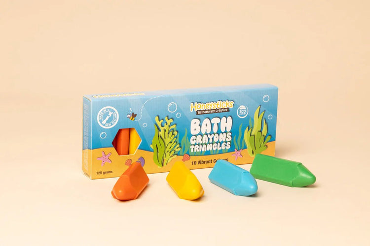 HONEYSTICKS | BATH CRAYON TRIANGLES *PRE - ORDER* by HONEYSTICKS - The Playful Collective