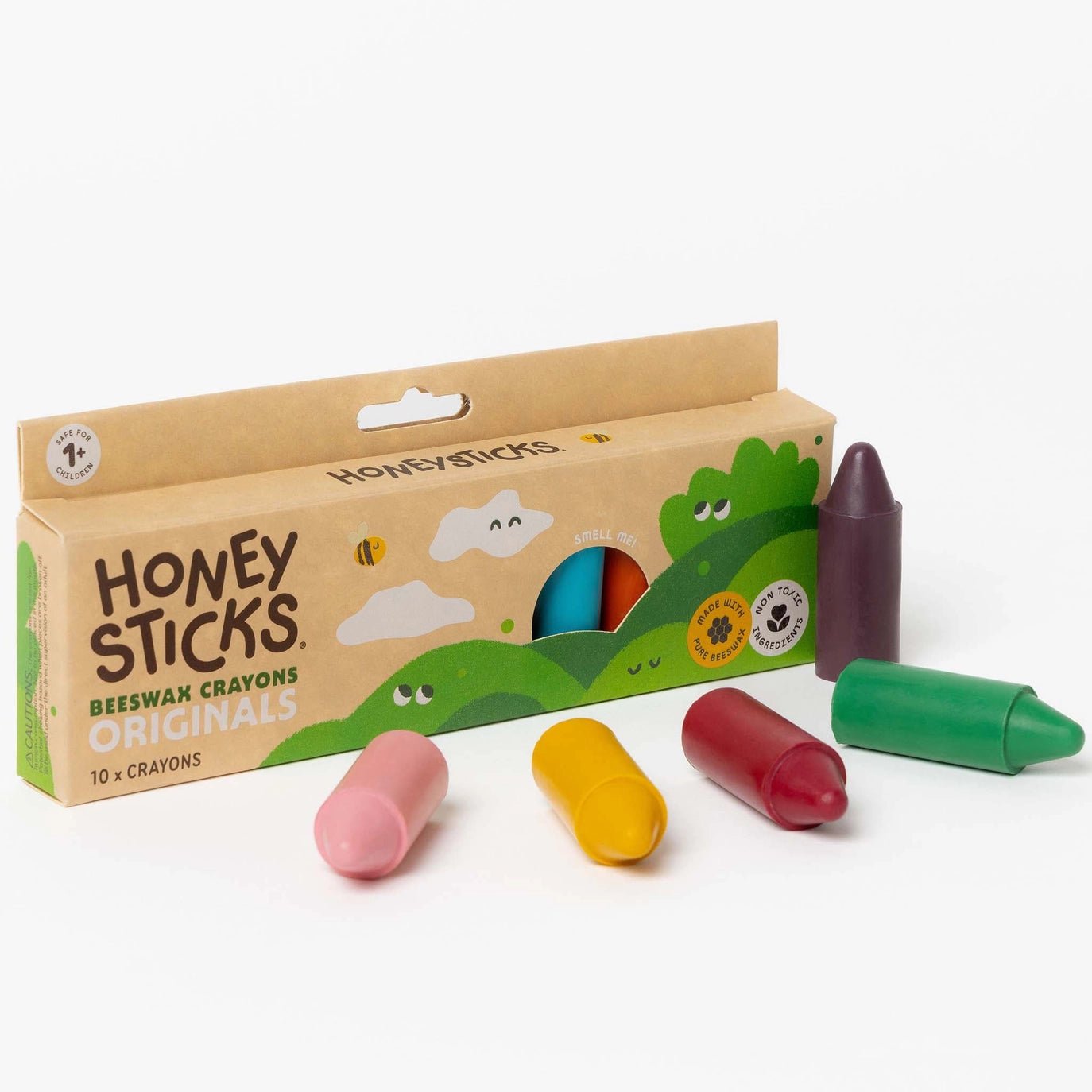 HONEYSTICKS | BEESWAX CRAYONS - ORIGINALS 10PK by HONEYSTICKS - The Playful Collective
