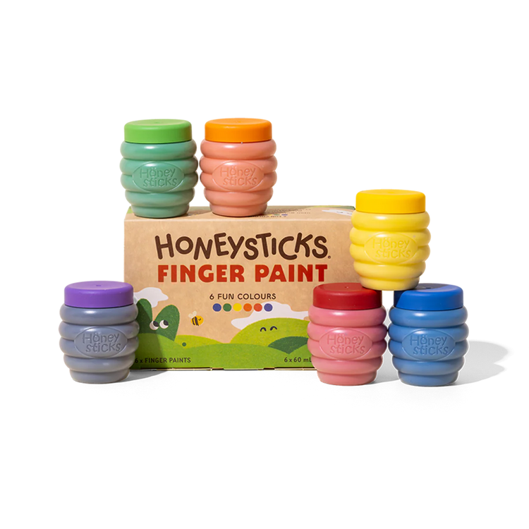HONEYSTICKS | FINGER PAINTS 6PK by HONEYSTICKS - The Playful Collective