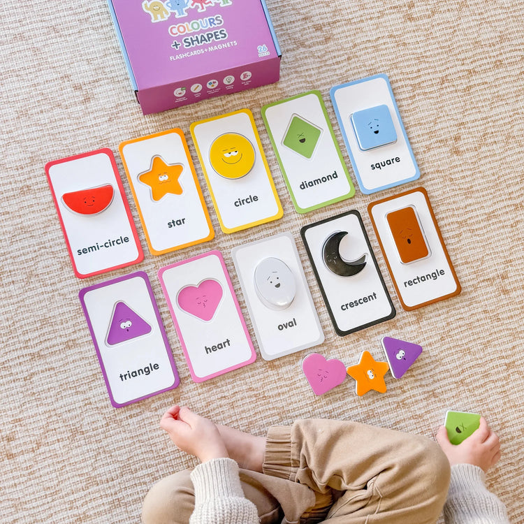 CURIOUS COLUMBUS | FLASHCARDS & MAGNETIC COLOURS & SHAPES