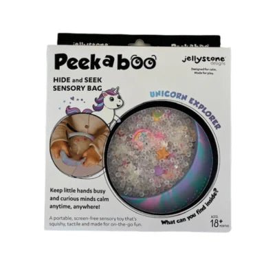 JELLYSTONE DESIGNS | PEEKABOO SENSORY BAG (MULTIPLE DESIGNS) Unicorn by JELLYSTONE DESIGNS - The Playful Collective