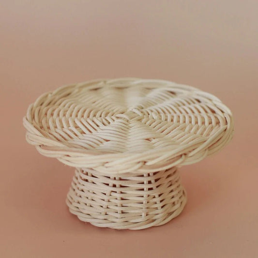 JUNI MOON | RATTAN CAKE STAND by JUNI MOON - The Playful Collective