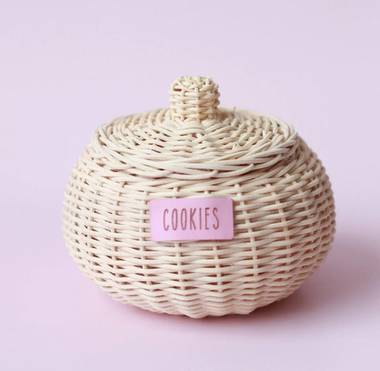 JUNI MOON | RATTAN COOKIE POT Pink Label by JUNI MOON - The Playful Collective