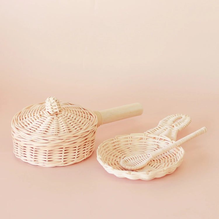 JUNI MOON | RATTAN LITTLE CHEF BAKING SET *PRE - ORDER* by JUNI MOON - The Playful Collective