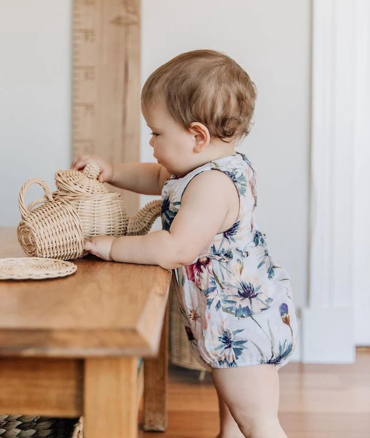 JUNI MOON | RATTAN LITTLE SIPPERS TEA SET (7 PIECE SET) by JUNI MOON - The Playful Collective