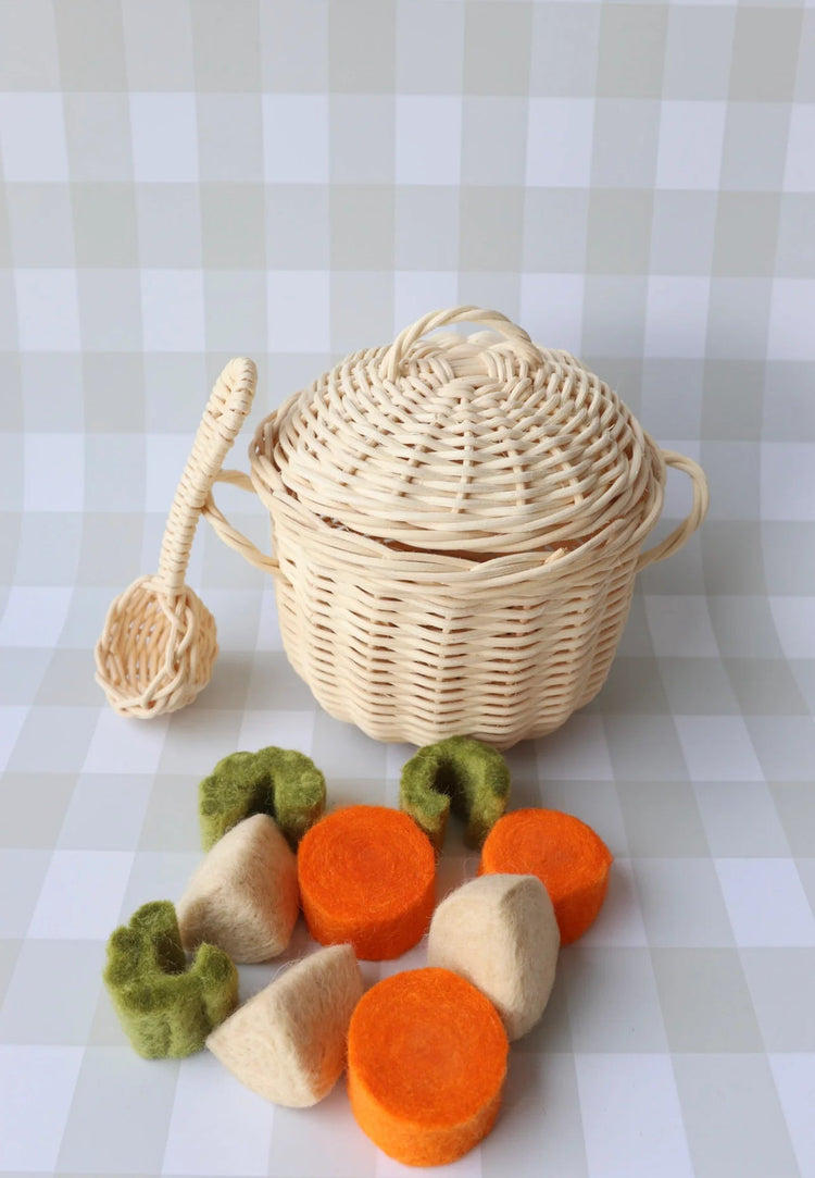 JUNI MOON | RATTAN POT & LADLE by JUNI MOON - The Playful Collective