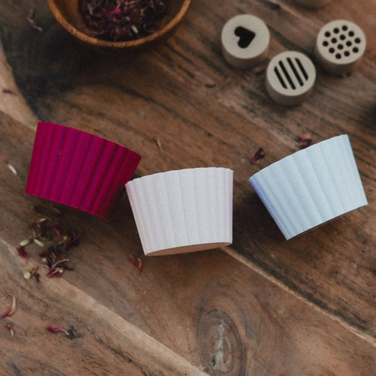 KINFOLK PANTRY | CUPCAKE ECO MOULD SET OF 3 - BERRY SWEET by KINFOLK PANTRY - The Playful Collective