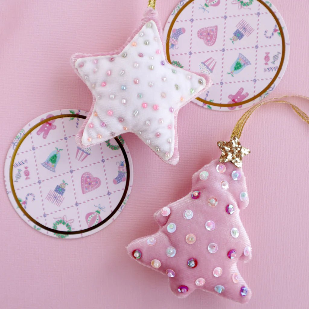 LAUREN HINKLEY | BEADED CHRISTMAS STAR DECORATION / GIFT BAG by LAUREN HINKLEY AUSTRALIA - The Playful Collective