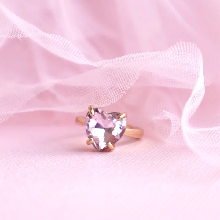 LAUREN HINKLEY | CRYSTAL HEART RING IN BUNNY BOX by LAUREN HINKLEY AUSTRALIA - The Playful Collective