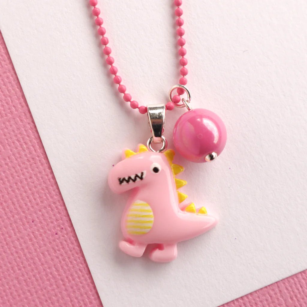 LAUREN HINKLEY | MON COCO PINK DINOSAUR NECKLACE by LAUREN HINKLEY AUSTRALIA - The Playful Collective