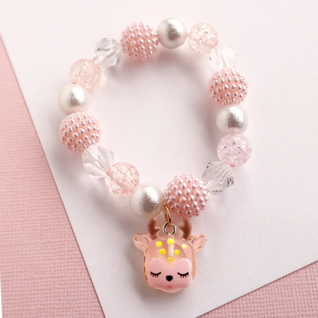 LAUREN HINKLEY | MON COCO PINK REINDEER ELASTIC BRACELET by LAUREN HINKLEY AUSTRALIA - The Playful Collective