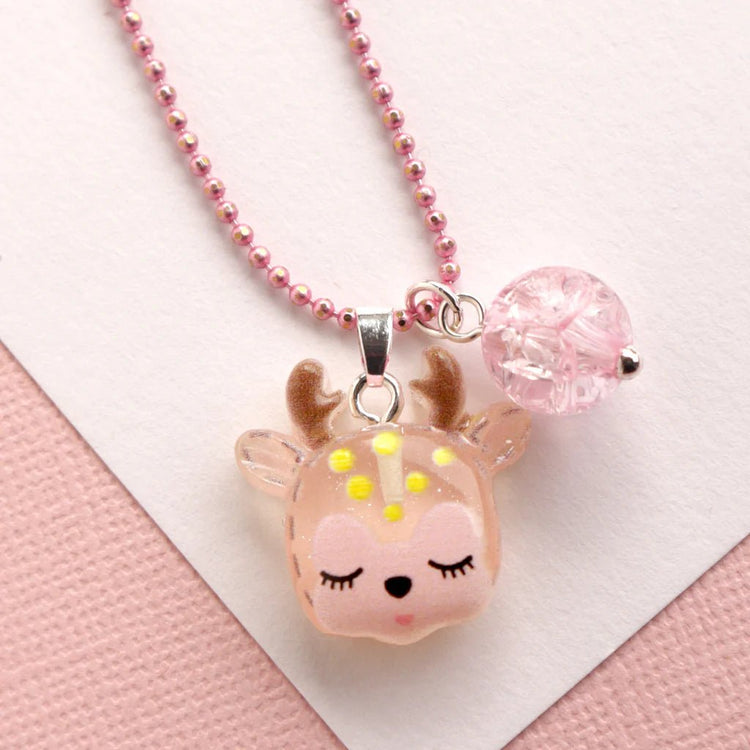 LAUREN HINKLEY | MON COCO PINK REINDEER NECKLACE by LAUREN HINKLEY AUSTRALIA - The Playful Collective