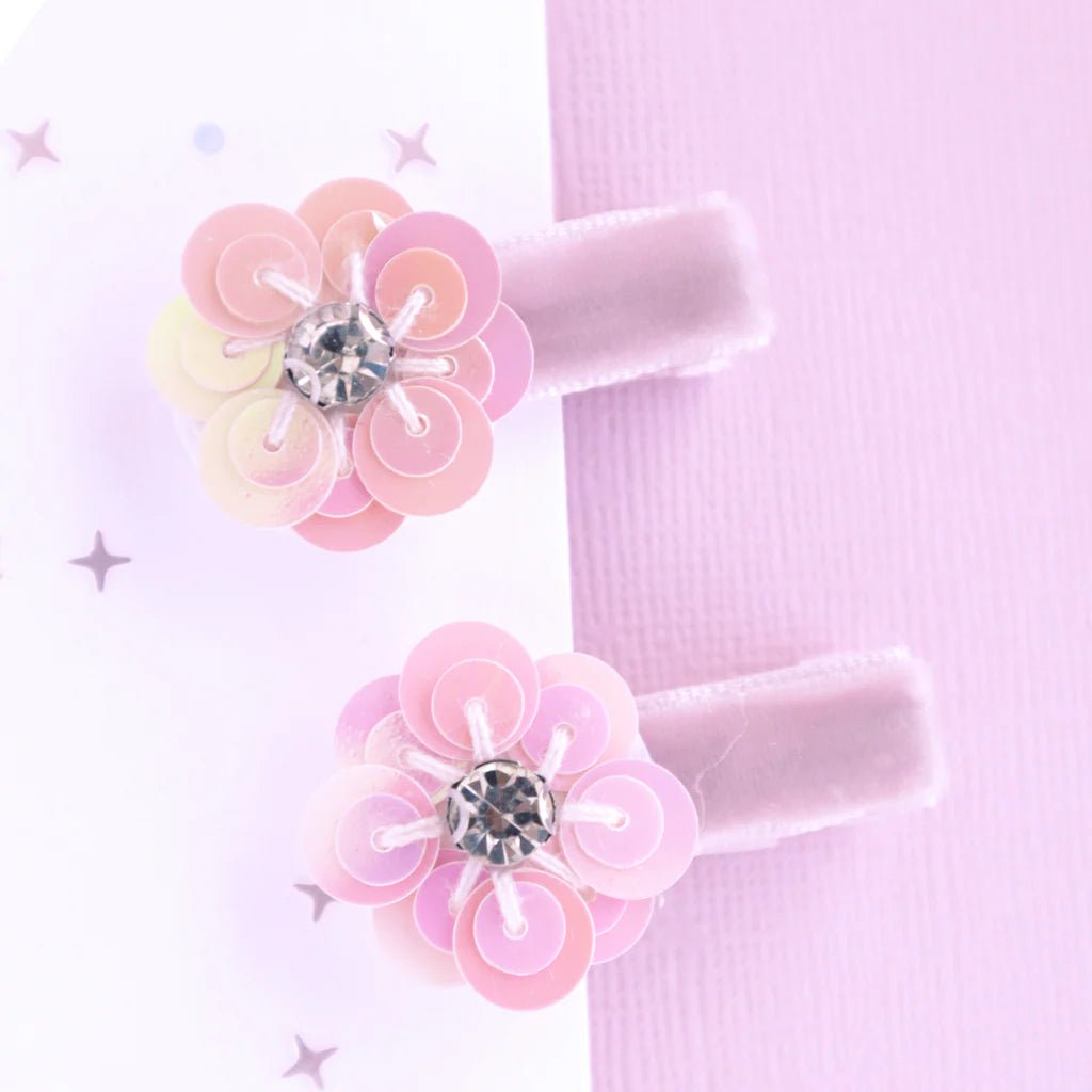 LAUREN HINKLEY | PINK JEWEL FLOWER HAIR CLIPS by LAUREN HINKLEY AUSTRALIA - The Playful Collective