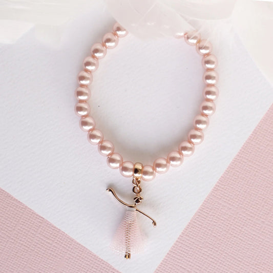 LAUREN HINKLEY | PINK PEARL BELLA BALLERINA BRACELET by LAUREN HINKLEY AUSTRALIA - The Playful Collective