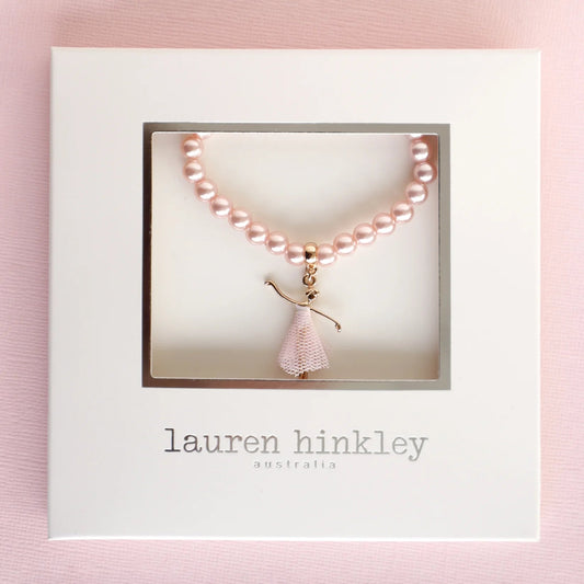 LAUREN HINKLEY | PINK PEARL BELLA BALLERINA BRACELET by LAUREN HINKLEY AUSTRALIA - The Playful Collective