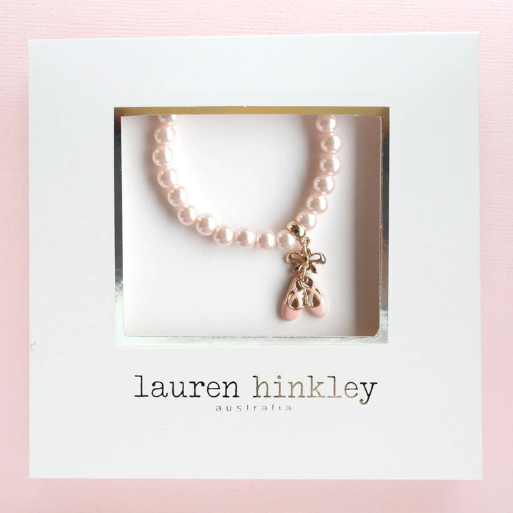 LAUREN HINKLEY | PINK PEARL BELLA BALLERINA SLIPPERS BRACELET by LAUREN HINKLEY AUSTRALIA - The Playful Collective