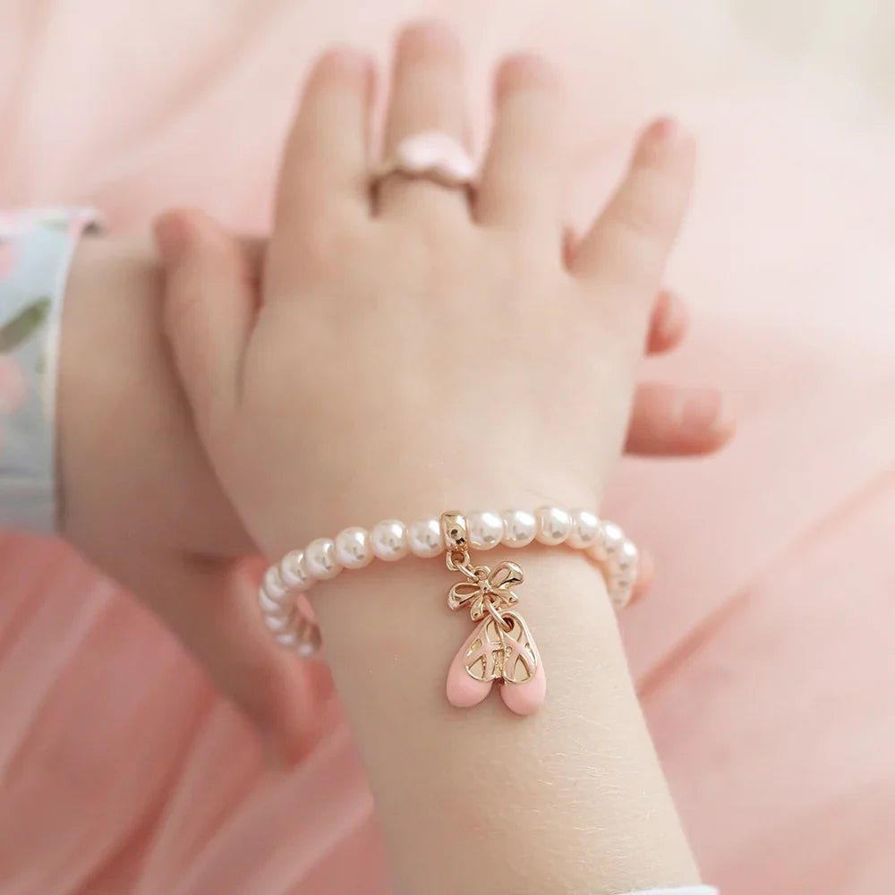 LAUREN HINKLEY | PINK PEARL BELLA BALLERINA SLIPPERS BRACELET by LAUREN HINKLEY AUSTRALIA - The Playful Collective