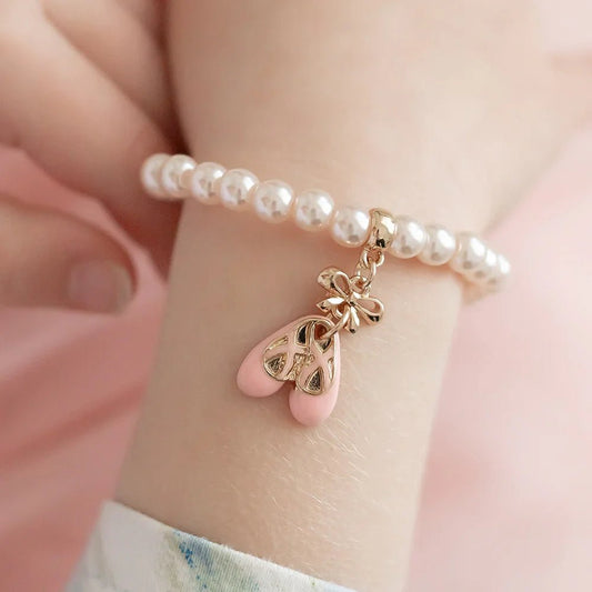 LAUREN HINKLEY | PINK PEARL BELLA BALLERINA SLIPPERS BRACELET by LAUREN HINKLEY AUSTRALIA - The Playful Collective