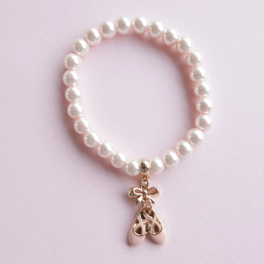 LAUREN HINKLEY | PINK PEARL BELLA BALLERINA SLIPPERS BRACELET by LAUREN HINKLEY AUSTRALIA - The Playful Collective