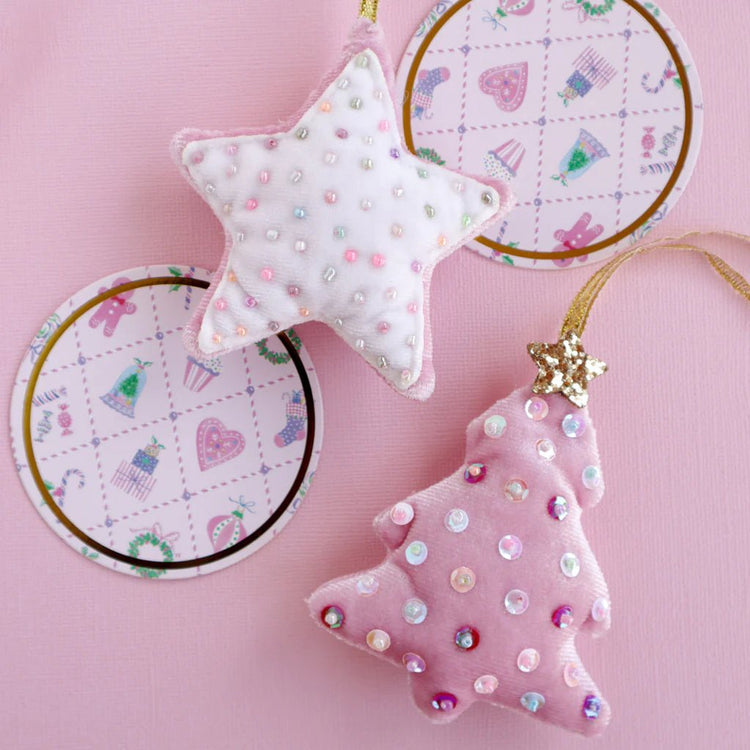 LAUREN HINKLEY | PINK SEQUIN CHRISTMAS TREE DECORATION / GIFT BAG by LAUREN HINKLEY AUSTRALIA - The Playful Collective