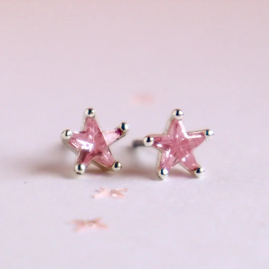 LAUREN HINKLEY | PINK SHINING STAR EARRINGS WITH FAIRY MAGIC TRINKET BOX by LAUREN HINKLEY AUSTRALIA - The Playful Collective