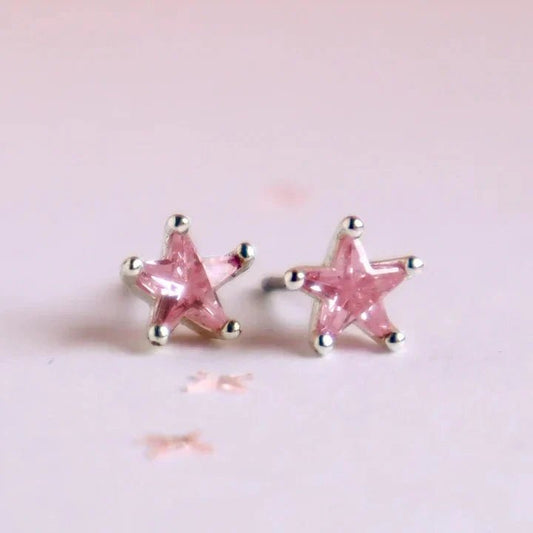 LAUREN HINKLEY | PINK STARRY EARRINGS IN BALLERINA BOX by LAUREN HINKLEY AUSTRALIA - The Playful Collective