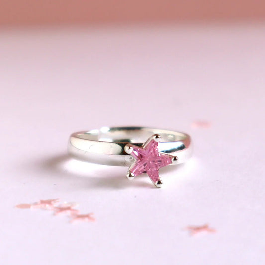 LAUREN HINKLEY | PINK STARRY RING WITH CHRISTMAS TREE BOX by LAUREN HINKLEY AUSTRALIA - The Playful Collective