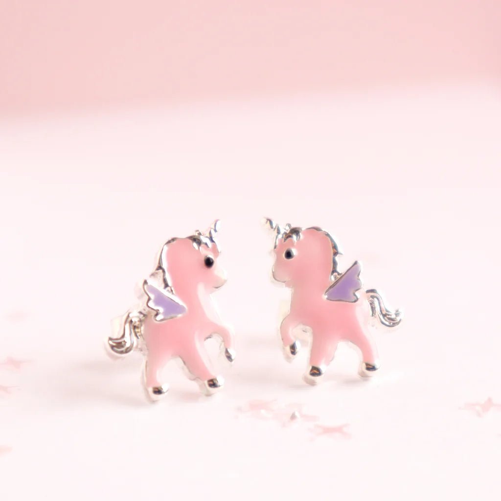 LAUREN HINKLEY | PINK UNICORN EARRINGS WITH FAIRY MAGIC TRINKET BOX by LAUREN HINKLEY AUSTRALIA - The Playful Collective