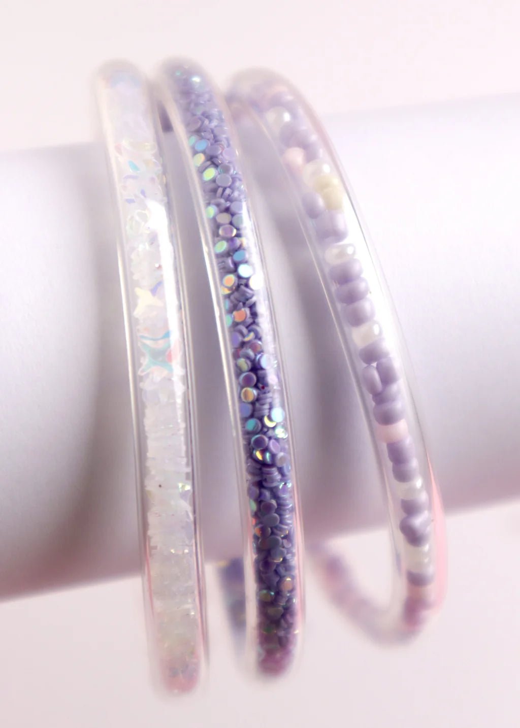 LAUREN HINKLEY | PURPLE GLITTER ELASTIC BRACELETS by LAUREN HINKLEY AUSTRALIA - The Playful Collective