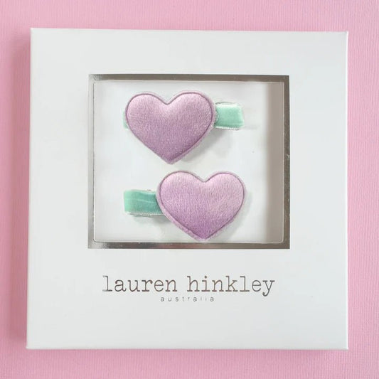 LAUREN HINKLEY | PURPLE VELVET HAIR CLIPS by LAUREN HINKLEY AUSTRALIA - The Playful Collective