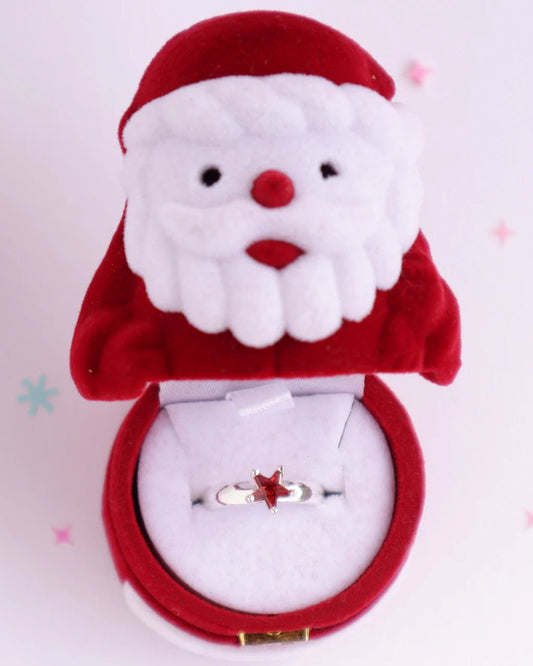 LAUREN HINKLEY | RED STARRY RING WITH SANTA BOX by LAUREN HINKLEY AUSTRALIA - The Playful Collective