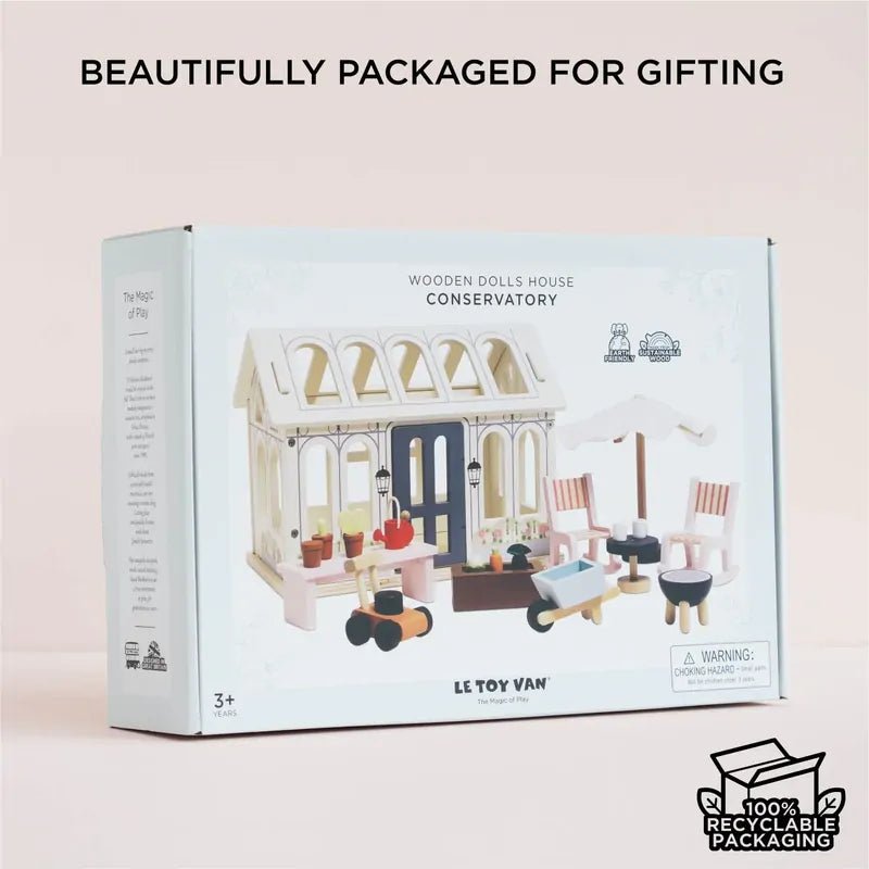 LE TOY VAN | CONSERVATORY DOLLS HOUSE SET by LE TOY VAN - The Playful Collective