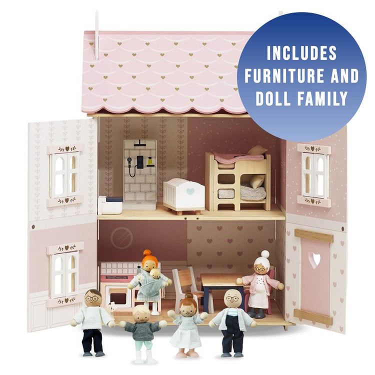 LE TOY VAN | DAISYLANE ROSE HEART DOLL HOUSE - PLAY SET by LE TOY VAN - The Playful Collective