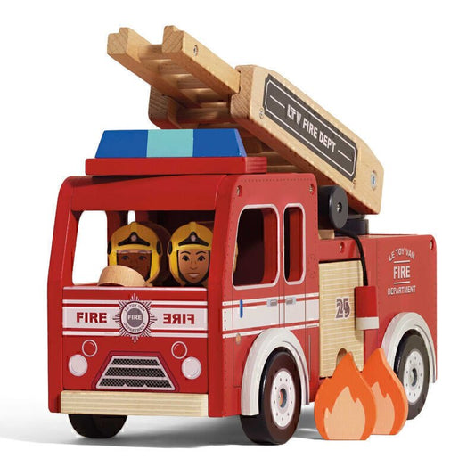 LE TOY VAN | FIRE ENGINE SET *PRE-ORDER* by LE TOY VAN - The Playful Collective