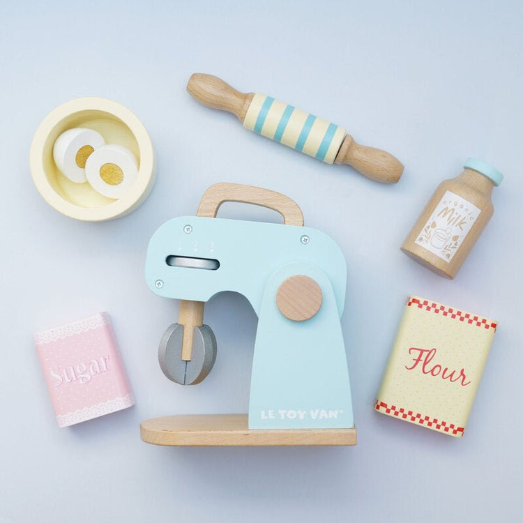 LE TOY VAN | HONEYBAKE MIXER SET & VANILLA BIRTHDAY CAKE BUNDLE by LE TOY VAN - The Playful Collective