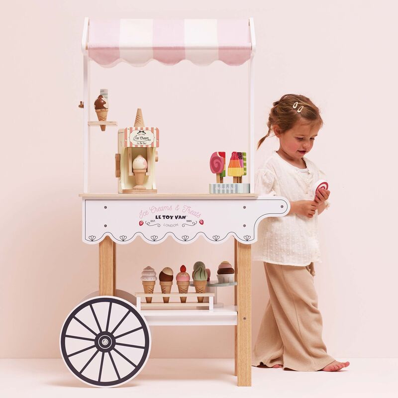 LE TOY VAN | ICE CREAM AND TREATS TROLLEY by LE TOY VAN - The Playful Collective