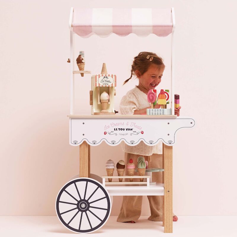 LE TOY VAN | ICE CREAM AND TREATS TROLLEY by LE TOY VAN - The Playful Collective