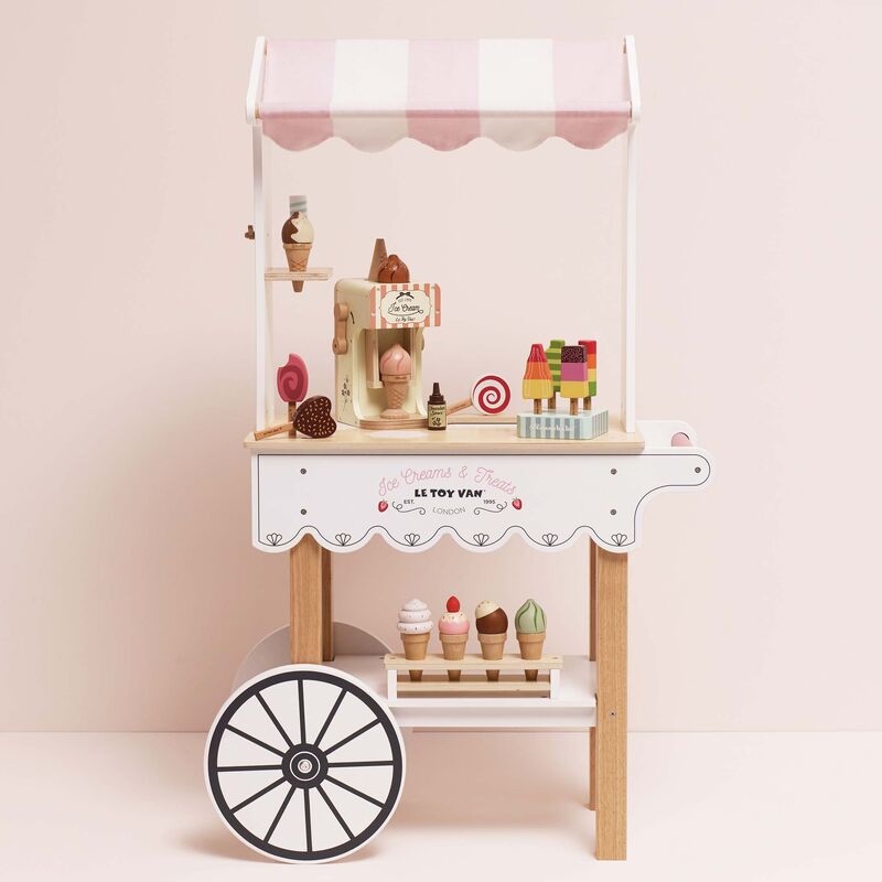 LE TOY VAN | ICE CREAM AND TREATS TROLLEY by LE TOY VAN - The Playful Collective