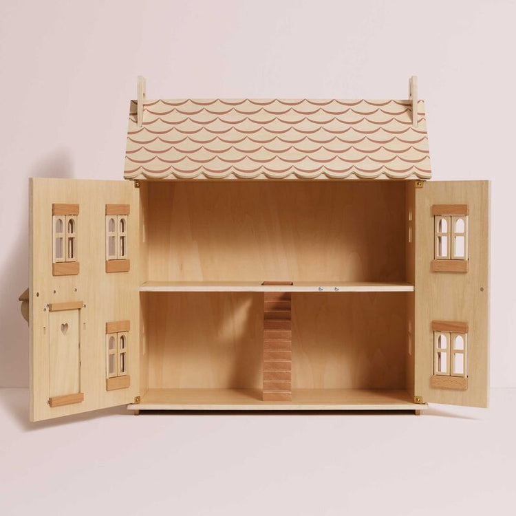 LE TOY VAN | NATURAL WOOD DOLL HOUSE - 2 LEVEL *PRE-ORDER* by LE TOY VAN - The Playful Collective