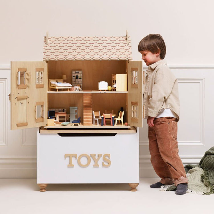 LE TOY VAN | NATURAL WOOD DOLL HOUSE - 2 LEVEL *PRE-ORDER* by LE TOY VAN - The Playful Collective