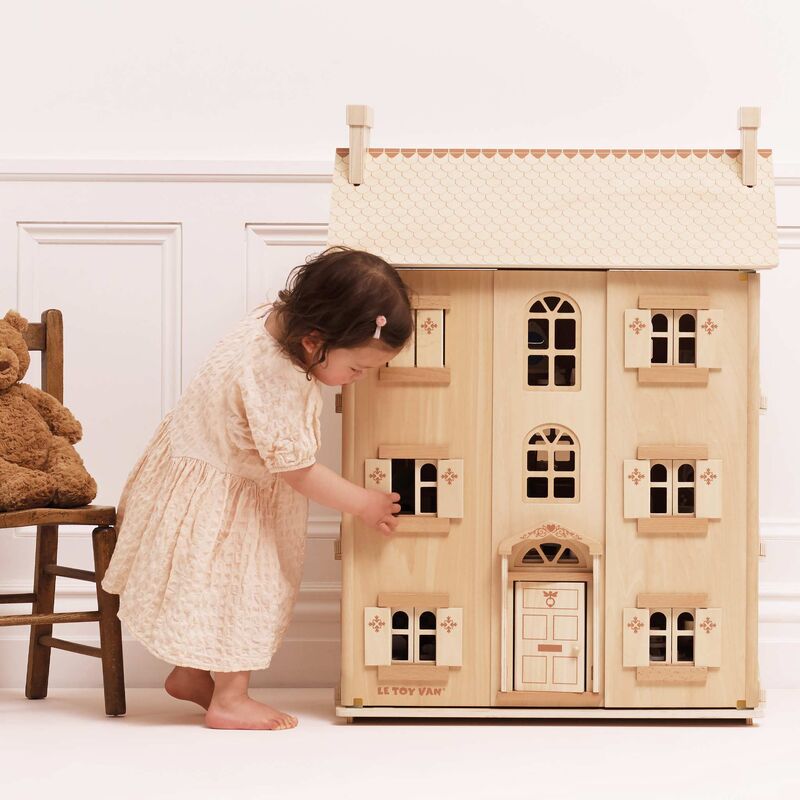 LE TOY VAN | NATURAL WOOD DOLL HOUSE by LE TOY VAN - The Playful Collective