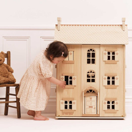 LE TOY VAN | NATURAL WOOD DOLL HOUSE by LE TOY VAN - The Playful Collective