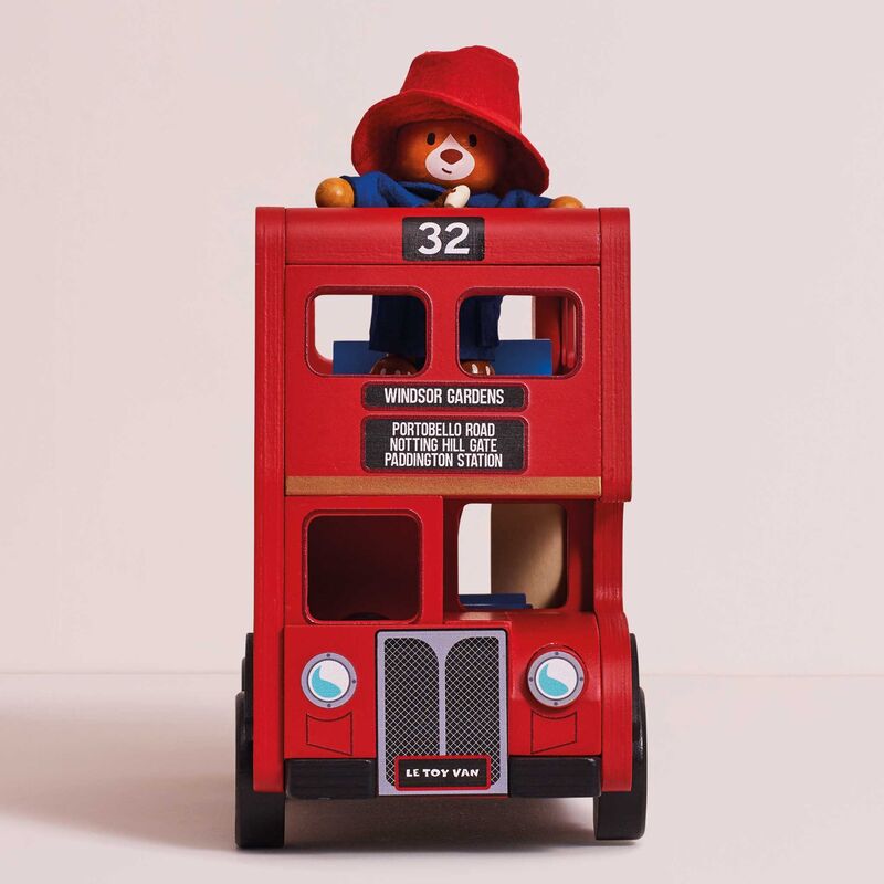 LE TOY VAN | PADDINGTON BEAR LONDON DOUBLE DECKER BUS + PADDINGTON FIGURE *PRE-ORDER* by LE TOY VAN - The Playful Collective