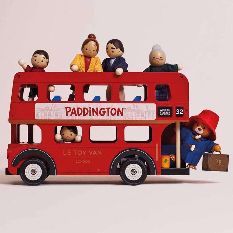 LE TOY VAN | PADDINGTON BEAR LONDON DOUBLE DECKER BUS + PADDINGTON FIGURE *PRE-ORDER* by LE TOY VAN - The Playful Collective