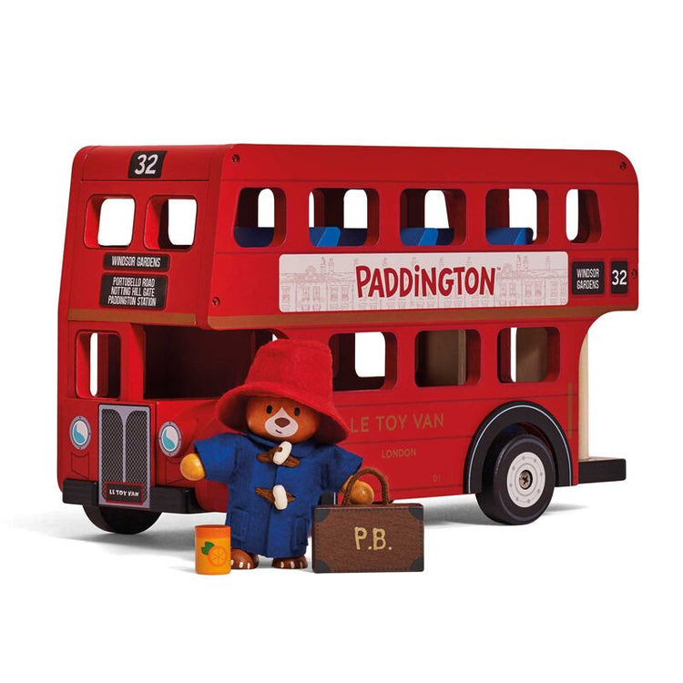 LE TOY VAN | PADDINGTON BEAR LONDON DOUBLE DECKER BUS + PADDINGTON FIGURE *PRE-ORDER* by LE TOY VAN - The Playful Collective