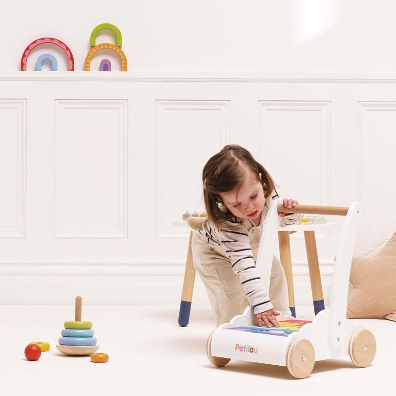 LE TOY VAN | PETILOU RAINBOW BABY WALKER & BLOCKS by LE TOY VAN - The Playful Collective