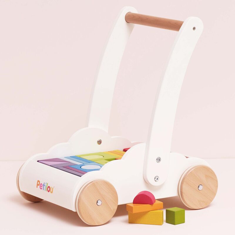 LE TOY VAN | PETILOU RAINBOW BABY WALKER & BLOCKS by LE TOY VAN - The Playful Collective
