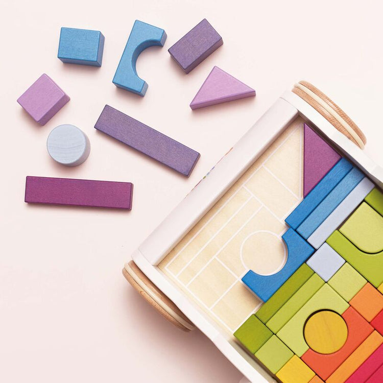 LE TOY VAN | PETILOU RAINBOW BABY WALKER & BLOCKS by LE TOY VAN - The Playful Collective